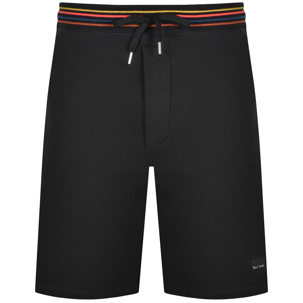 Paul Smith Artist Rib Jersey Shorts Black